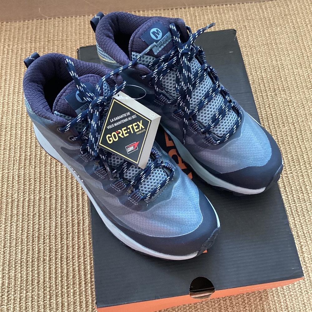 NIB Merrell Moab Speed Goretex GTX Mid Shoe Sz 7.5